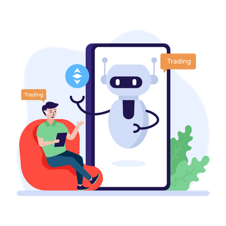 Crypto Bot  Illustration