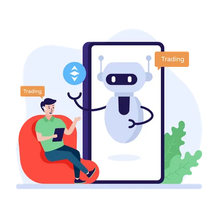 Crypto Bot  Illustration