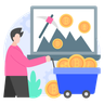 illustrations for coins mining
