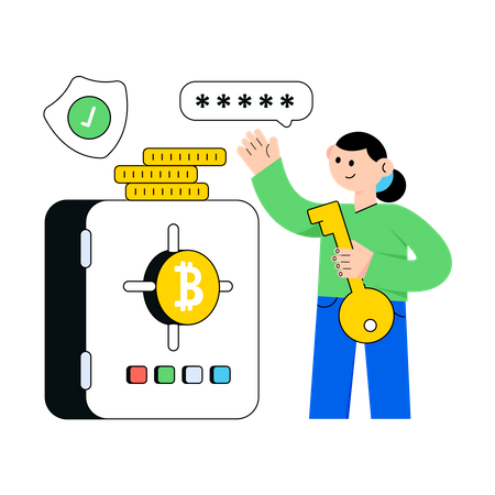 Crypto Deposit  Illustration