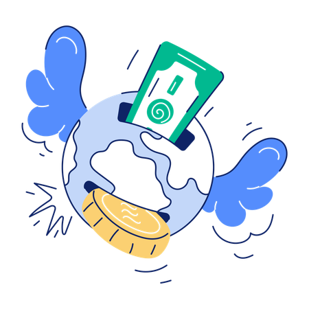 Crypto Exchange  Illustration