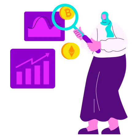 Crypto Investment Analysis  Illustration