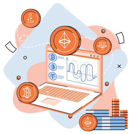 Marché de la cryptographie  Illustration