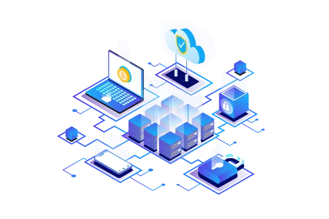 Extraction de crypto  Illustration