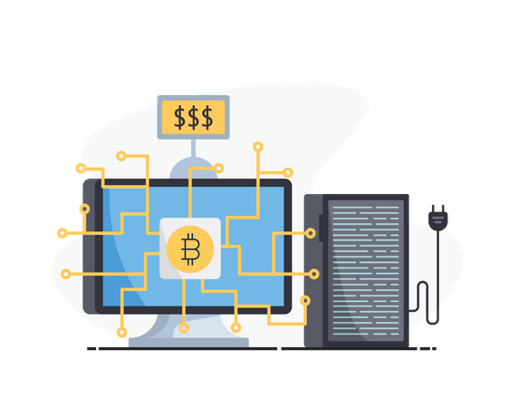 Crypto-monnaie  Illustration