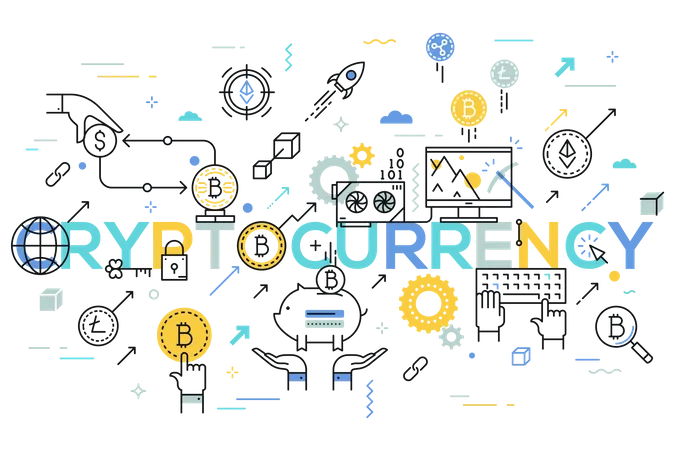 Crypto-monnaie  Illustration