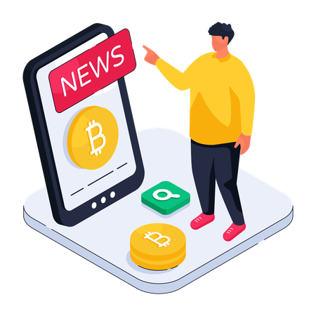 Crypto News  Illustration