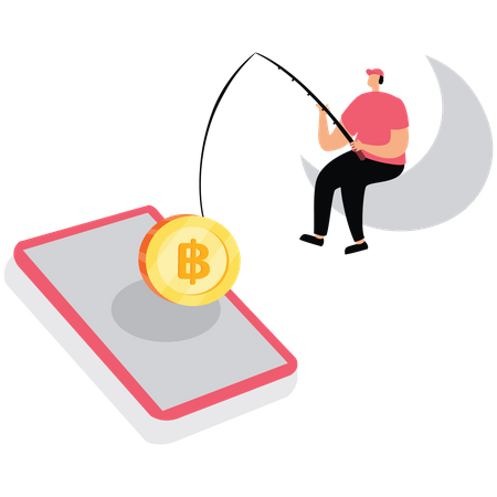 Crypto Scams  Illustration