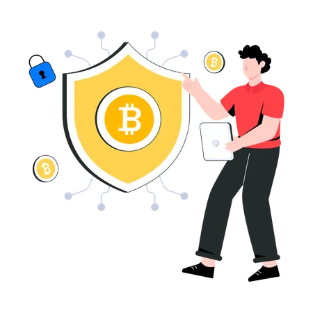 Crypto Security  Illustration