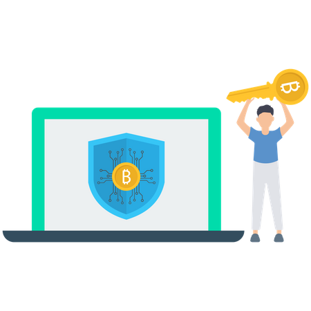 Crypto Security Illustration