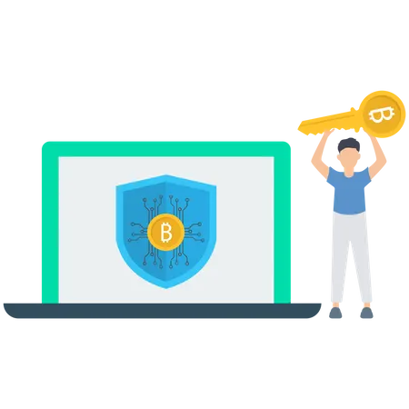 Crypto Security Illustration