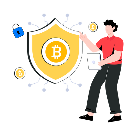 Crypto Security  Illustration