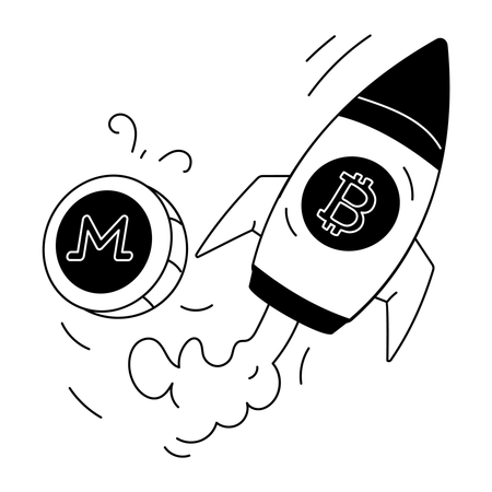 Crypto Startup  Illustration