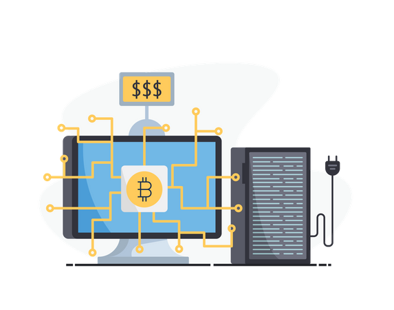 Cryptocurrency Illustration