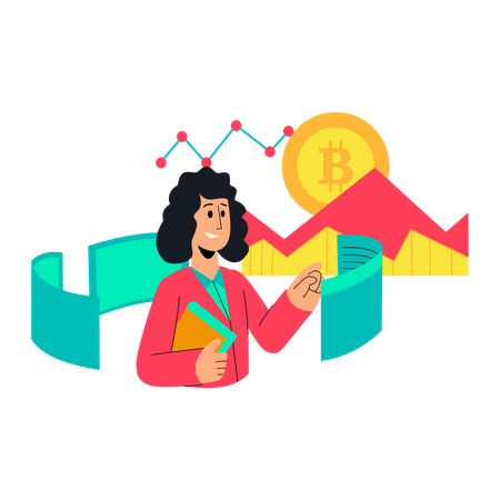 Cryptocurrency analysis  Illustration