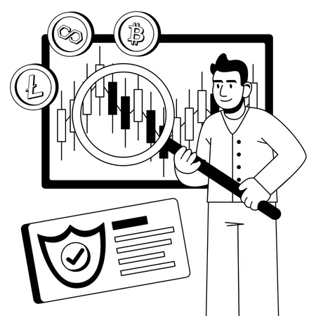 Cryptocurrency Analysis  Illustration