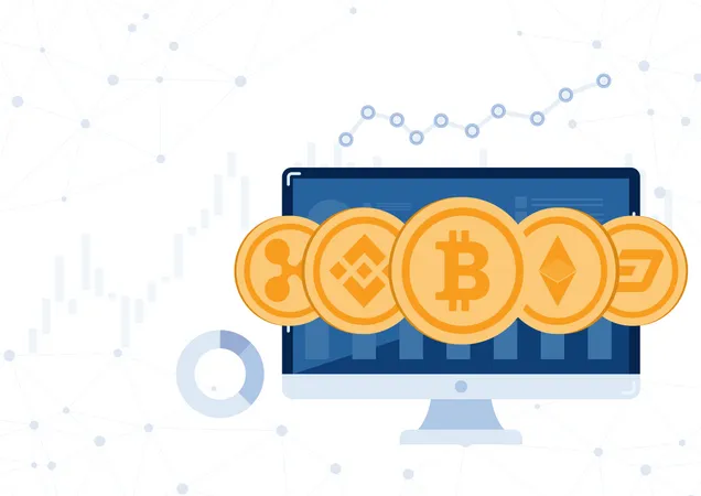 Cryptocurrency Exchange Platform  Illustration