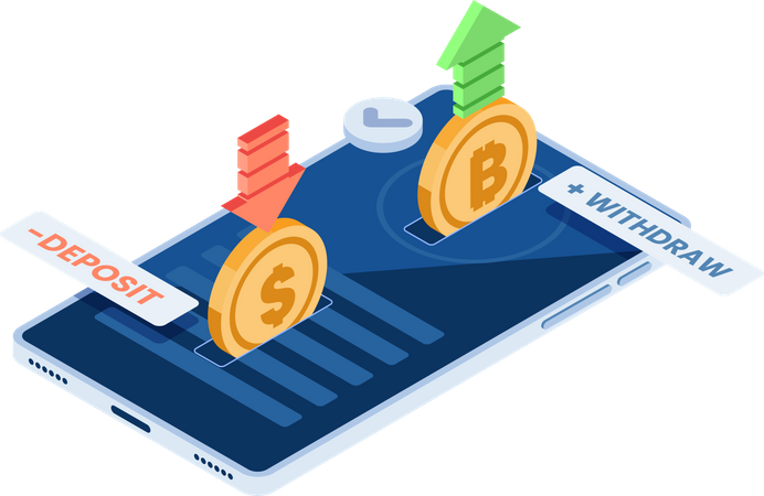 Cryptocurrency Exchange Platform  Illustration