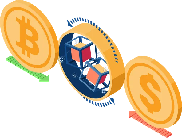 Cryptocurrency Exchange Platform  Illustration