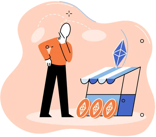 Cryptocurrency exchange platform  Illustration