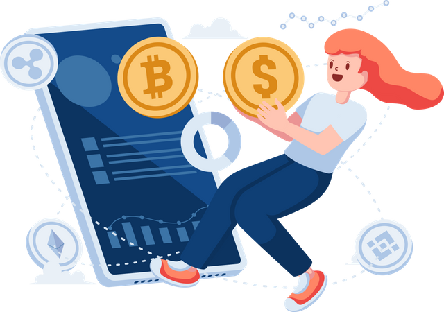 Cryptocurrency Exchange Trading Platform  Illustration