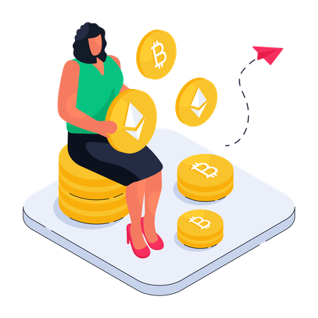 Cryptocurrency  Illustration