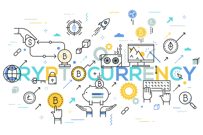 Cryptocurrency  Illustration