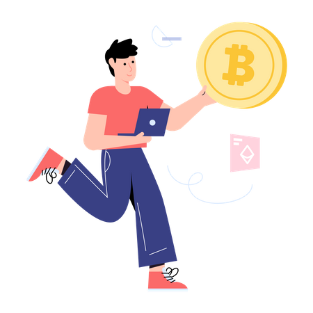 Cryptocurrency  Illustration