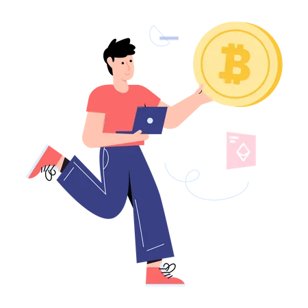 Cryptocurrency  Illustration