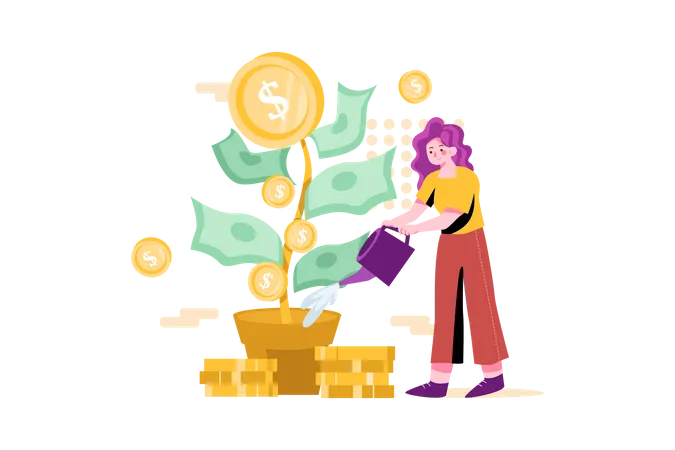 Cryptocurrency Investment  Illustration