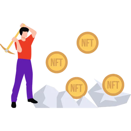 Cryptocurrency Mining  Illustration