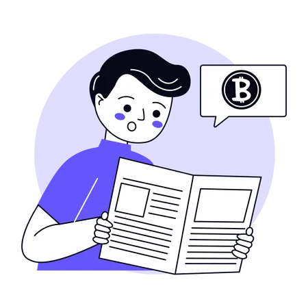 Cryptocurrency News  Illustration