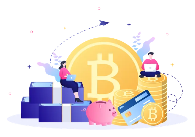 Cryptocurrency Payment Illustration
