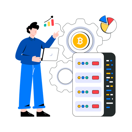 Cryptocurrency Platform Illustration