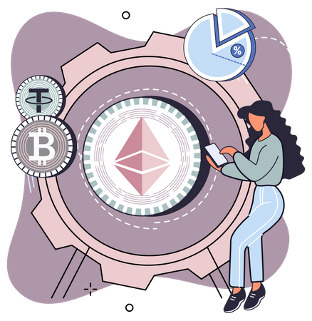 Cryptocurrency Platform  Illustration