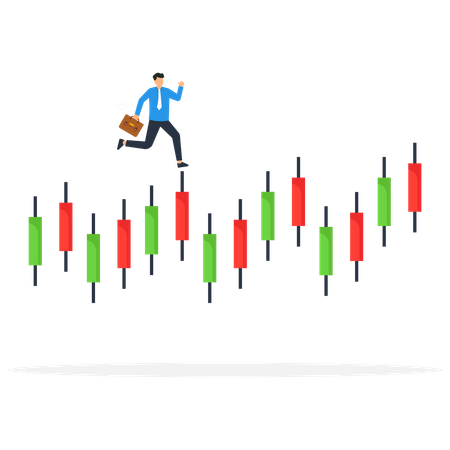 Cryptocurrency risk  Illustration