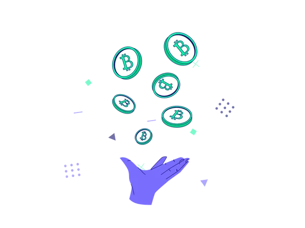 Cryptocurrency support  イラスト
