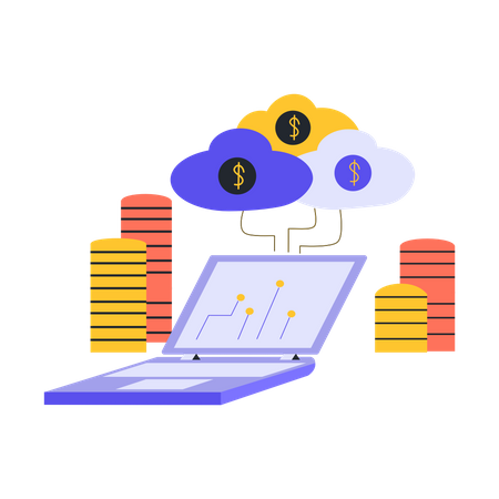 Cryptocurrency technology  Illustration