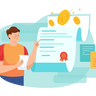 illustrations for bitcoin certificate