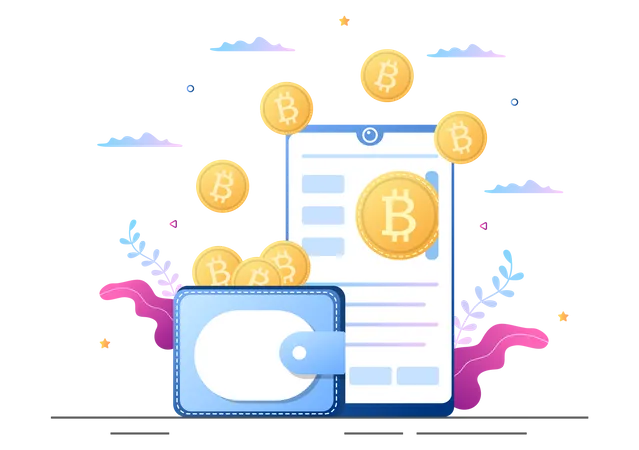Cryptocurrency Wallet Illustration