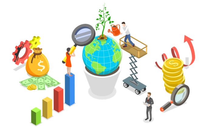 Csr Corporate Social Responsibility  Illustration
