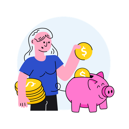 Cuenta de ahorros  Ilustración