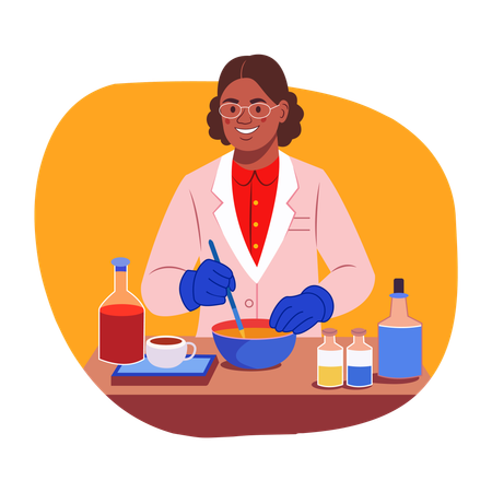 Culinary Scientist  Illustration