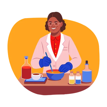 Culinary Scientist  Illustration