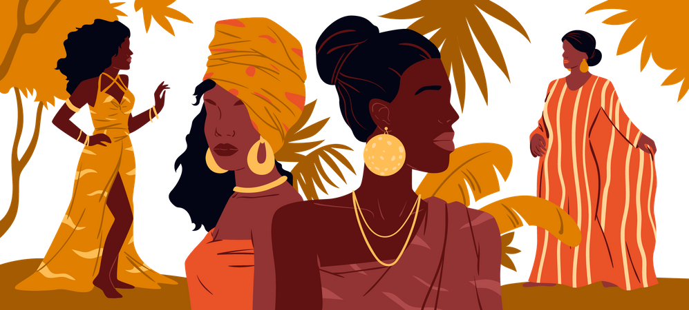 Cultura Africana  Ilustração