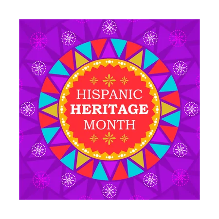 Cultural Heritage Month text inside circle  Illustration