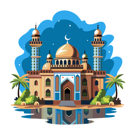 Cultural Masjid  Illustration