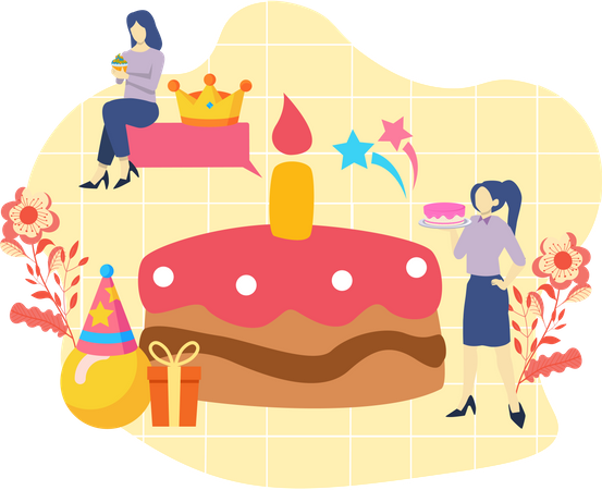 Cumpleaños  Ilustración