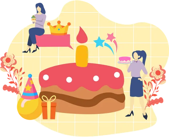 Cumpleaños  Ilustración