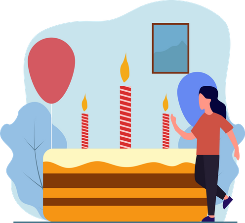 Cumpleaños  Ilustración